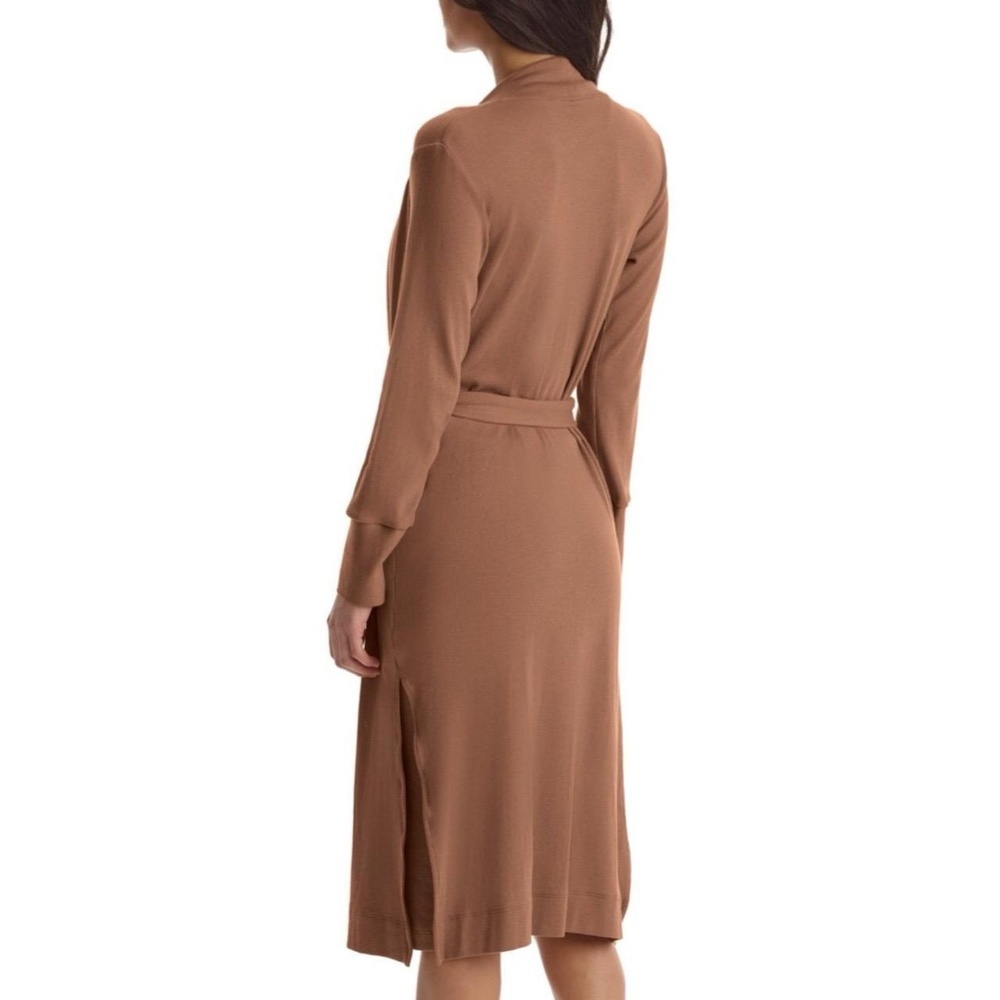 Commando Luxury Rib Cardigan Robe Sweater Ochre Brown‎ Small - Picture 3 of 7